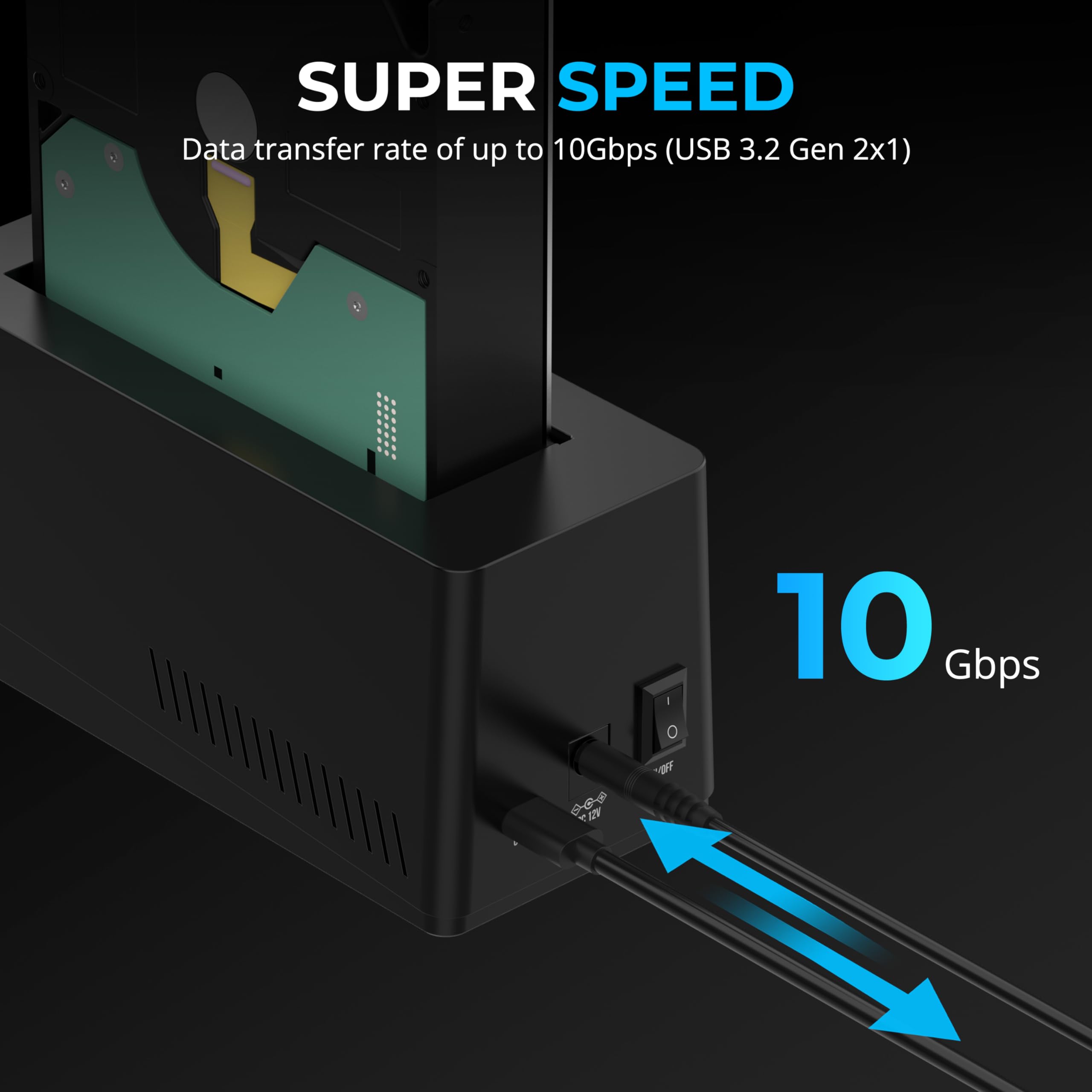 Amazon.co.jp: SABRENT USB-C SSD/ HDDドッキングステーション 3.5